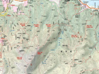 K12A 黃金十稜局部，中級山地形圖