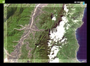 衛星影像地圖：富里．石雨傘