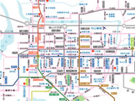 台北捷運系統動線圖