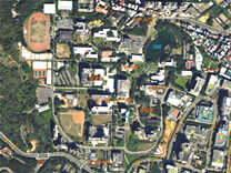 衛星空照影像：交通大學新竹校區